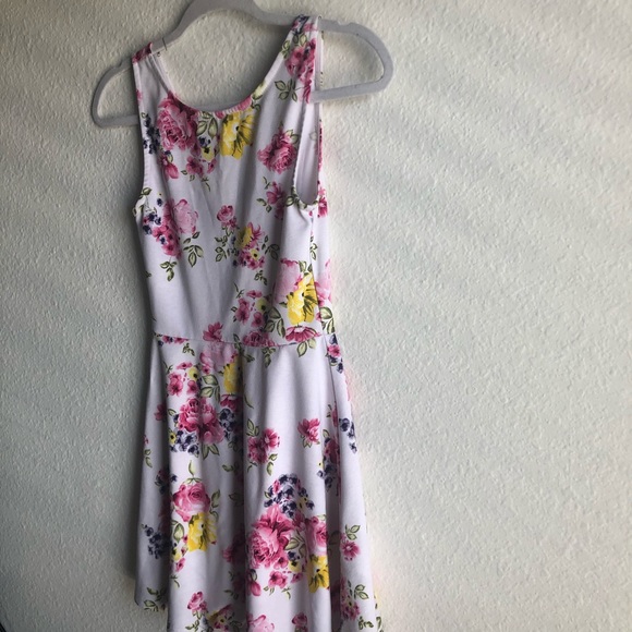 H&M skater flare dress white floral - Picture 3 of 9